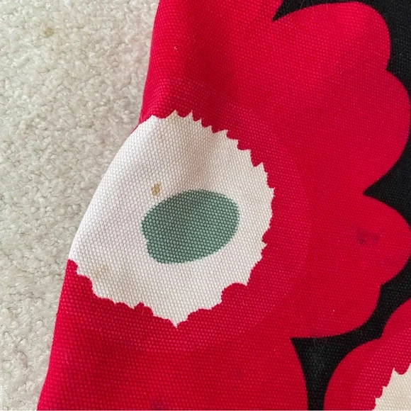 Marimekko Avon Breast Cancer Crusade Red/Pink Floral Tote Bag (Stained) - Picture 3 of 15